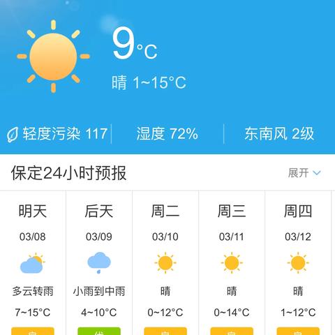 河北保定天气，四季分明的华北缩影